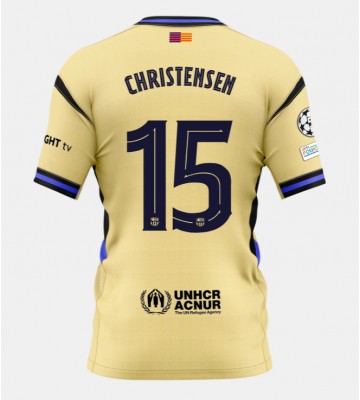 Barcelona Andreas Christensen #15 Seconda Maglia 2025-26 Manica Corta